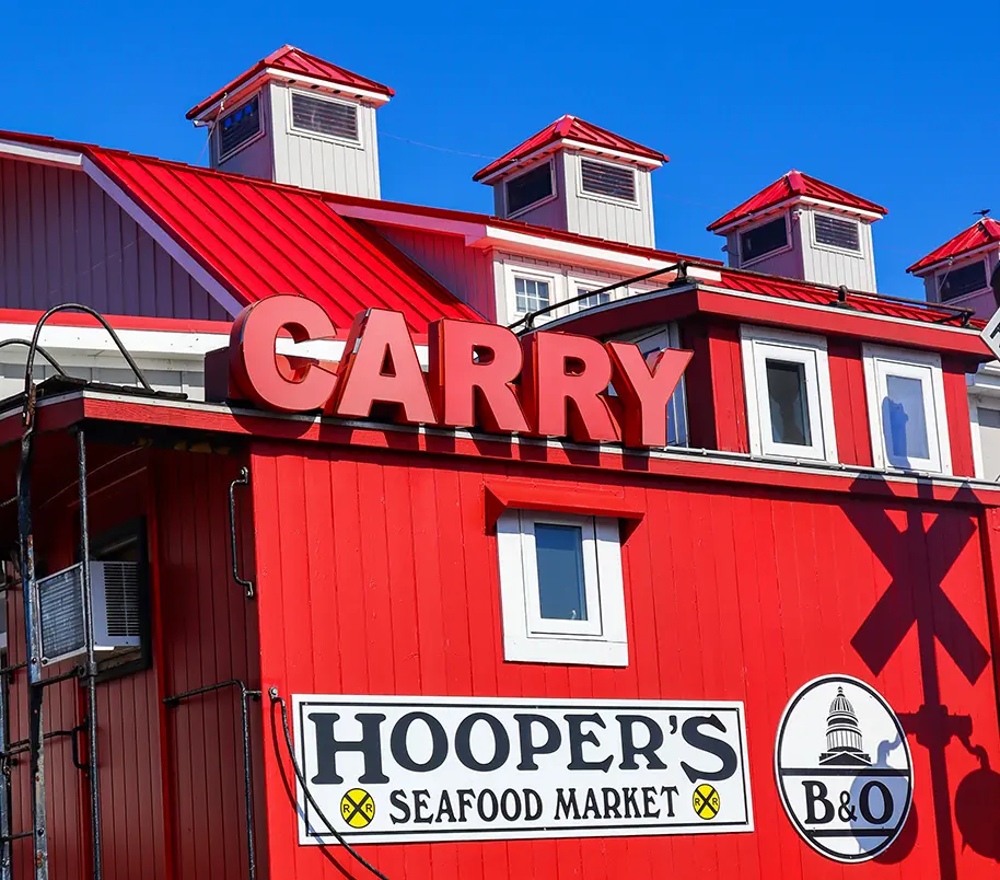 Hooper's Seafood Market carryout building